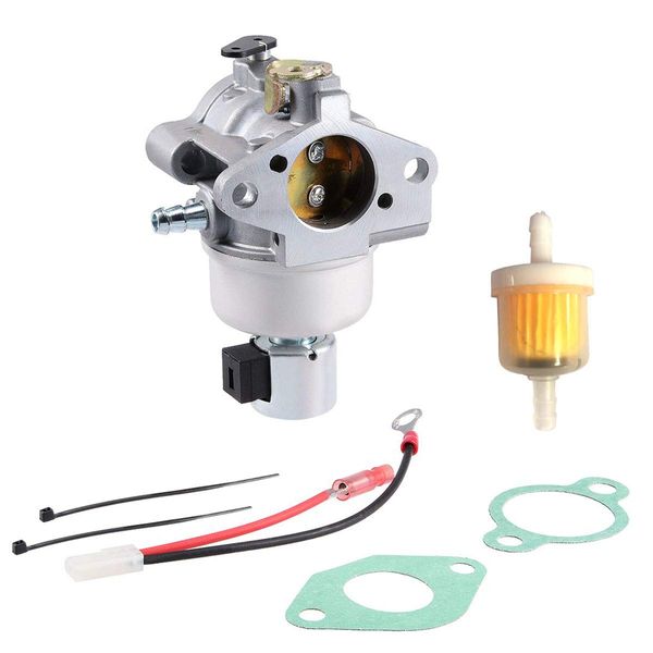 

zyhw 12 853 118-s carburetor replaces for kohler 12853118s 12 853 104-s lawn tractor mower engine carb with gasket kit+fuel filter