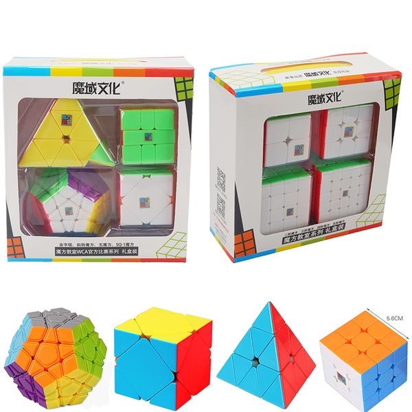 

мою кубатуры классной комнаты(mofangjiaoshi)2x2x2 магический куб 3х3х3 4х4х4 5х5х5 подарочный набор stickerless игрушки для детей mf2s mf3s