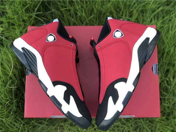

release authentic 14 gym red basketball shoes men black white real carbon fiber last syellow sports sneakers with original box 40-47