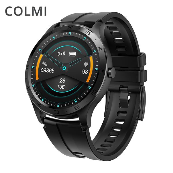 

colmi smart watch men fitness tracker ip67 waterproof blood pressure smart clock app 28 languages women smartwatch for iphone, Slivery;brown