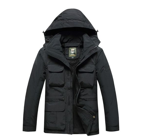 

autumn and winter multi-pocket men's casual sports jacket sleeves detachable one coat two wear