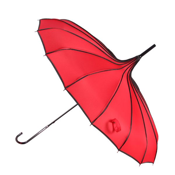 

pgraphy props princess gift umbrella long hand uv protection umbrella rainy&sunny colorful pagoda umbrellas ys061
