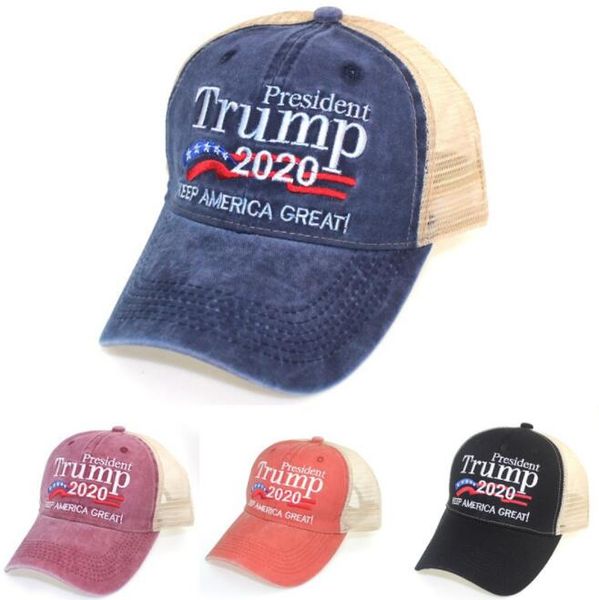 

wholesale keep america great 2020 hat trump donald embroidered baseball caps hat adjustable us campaign trump sports baseball caps by1528, Yellow