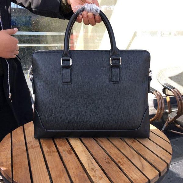 

paa designer luxury purse handbags real leather man briefcase fashion totes real leather litchi pattern men business briefcases