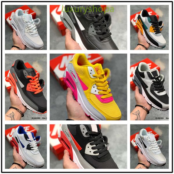 

nam90a 2020 men woman outdoor casual shoes cushion 90 be kpu viotech be true breathable cushion 90s fashion sneakers size36-45