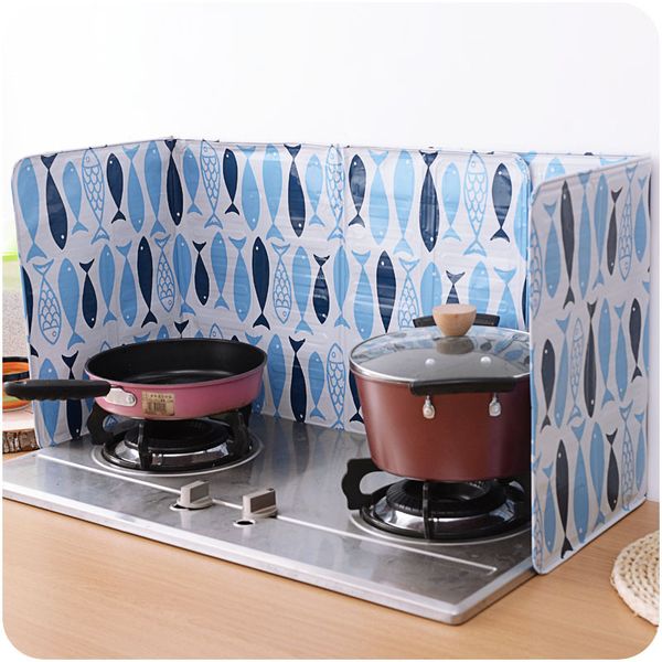 

aluminium oil foil plate anti-splash block kitchen safety guard cooking pan oil splatter shield stove cover kitchen tool
