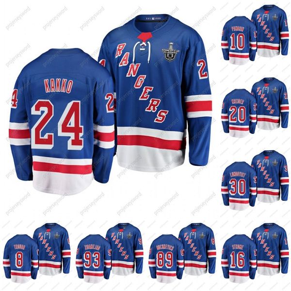 

new york rangers 2020 stanley cup playoffs kaapo kakko artemi panarin henrik lundqvist jacob trouba mika zibanejad pavel buchnevich jerseys, Black;red
