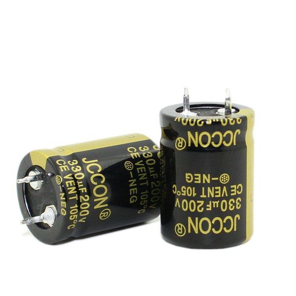 

jccon thick-foot electrolytic capacitor 200v330uf volume 22x30 inverter power