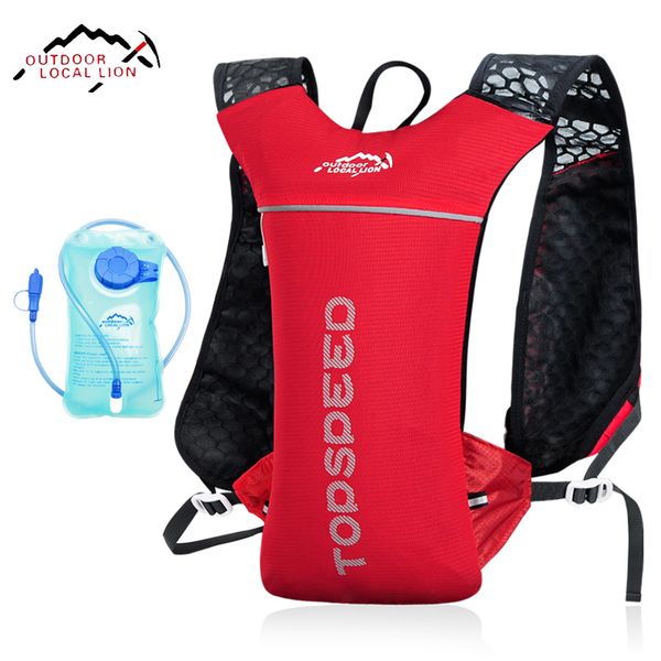 

local lion 5l running hydration backpack women men bicycle sport bags trail marathon vest jogging running backpack hiking light