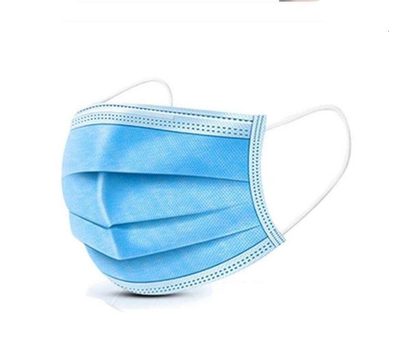 

dhl 3 layers blue mouth mask color non woven face ship to door masks vqwk