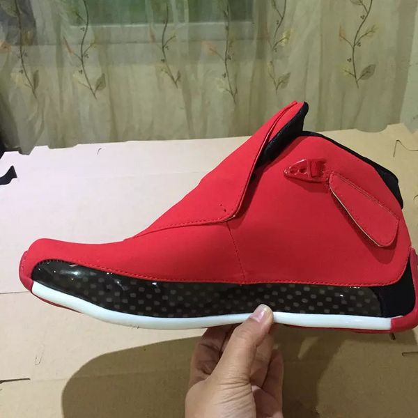 

with box new 18 xviii toro gym red black men basketball shoes sports 18s sneakers trainers outdoor size 8-13