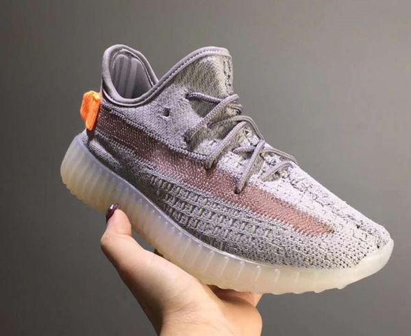 

горячий новый малыш детская обувь дизайнер моды kanye west открытый кроссовки кроссовки с коробкой полный размер, Black