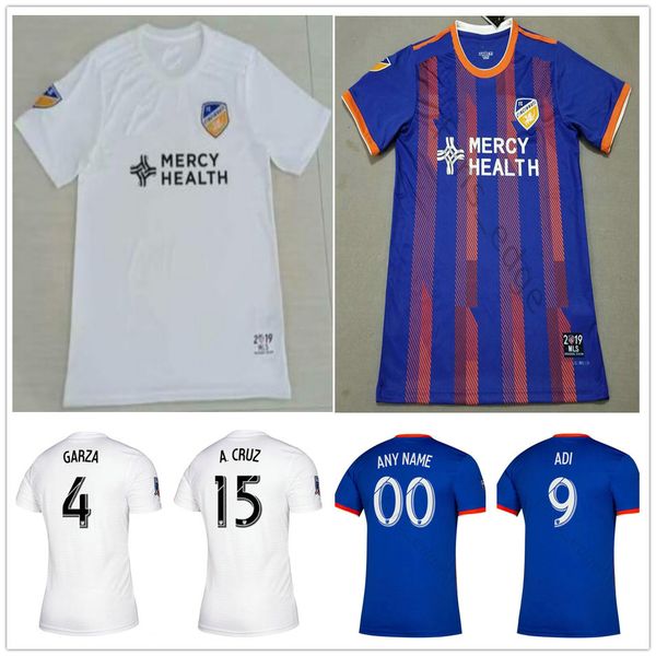 

2019 FC Cincinnati Soccer Jerseys SAIEF 19 20 ADI Cincinnati BERTONE Away Home LAMAH Cincinnati Jersey WASTON A.CRUZ Football Shirt
