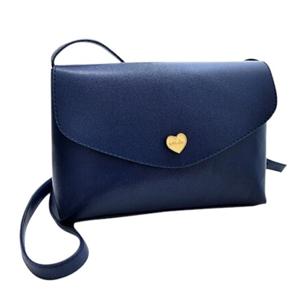 

heart women leather handbags cross body shoulder bags fashion messenger bags small women rose
