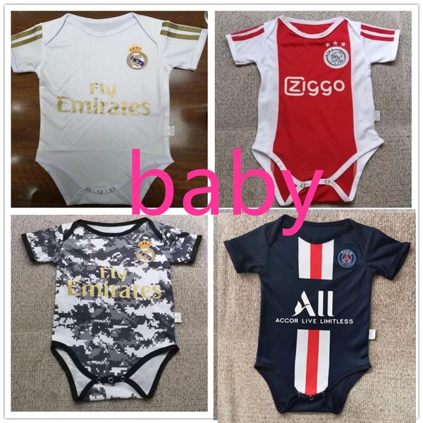 

2019 2020 Curry born baby girl clothes The latest jersey Real Madrid salah camisa de futebol messi quality psg 6-18 months baby shir