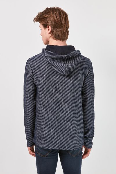 

trendyol male hooded sweatshirt tmnss20sw0098, Black