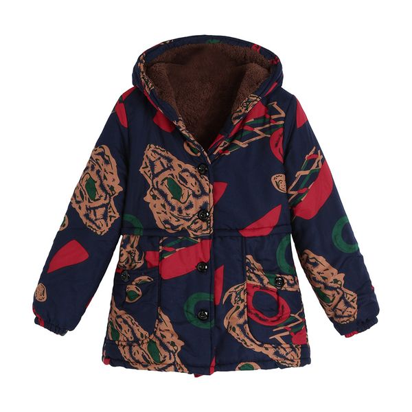 

jaycosin 2019 мода женщины длинные ветровки плюс размер уникальный дизайн в стиле ретро пальто и куртки женщины повседневная печать крупнога, Black