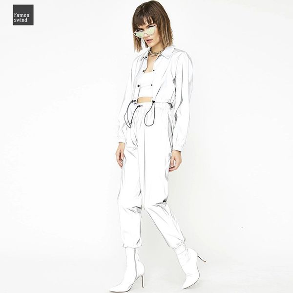 

новый светоотражающих жилетов стоимость женщины моды street рукав turn down button воротник кулиской outfit женский полный casual, Black;brown