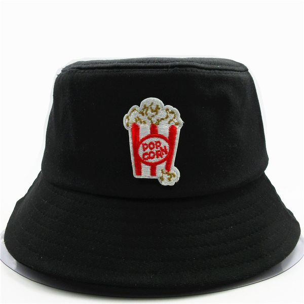 

2020 новый стиль попкорн вышивка bucket hat рыбак hat на открытом воздухе путешествие sun cap шляпы для мужчин и женщин 109