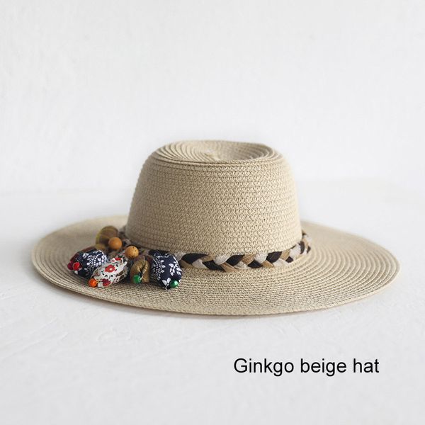 

hat bag set wide brim straw hats cap single shoulder bag for kids spring summer beach thj99