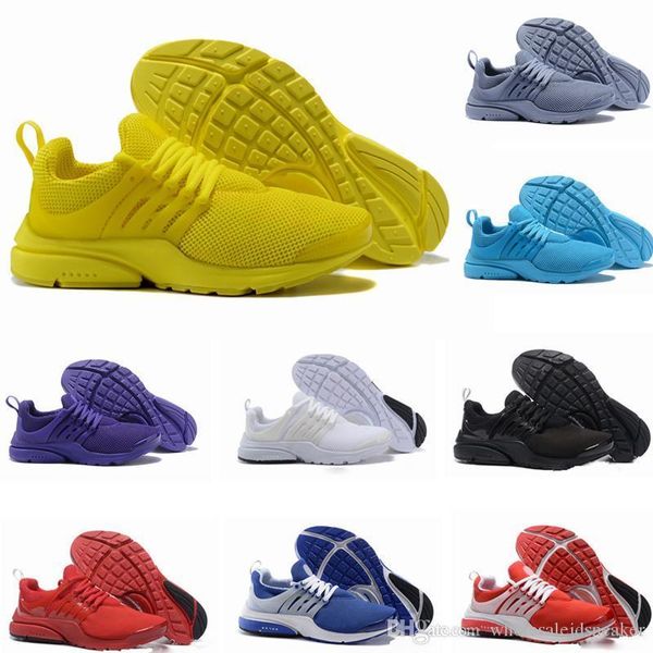 

prestos new 5 running shoes men women presto ultra br qs yellow pink oreo outdoor fashion jogging sneakers size us 5.5-12