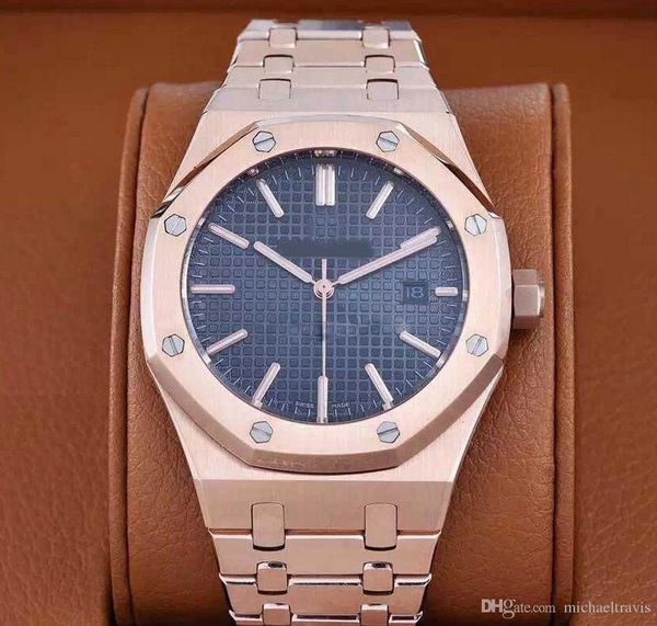 

большой sell часы royal oak мужчины 42мм автоматику часы подметание movement ложные часы, Slivery;brown