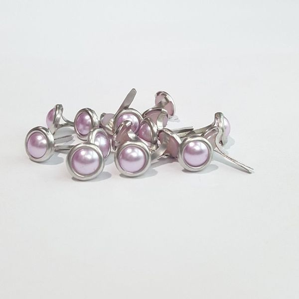 

100pcs 8mm mix color optional pearl brads scrapbooking jewel gem for paper crafts wedding invitation cards valentine's gift diy