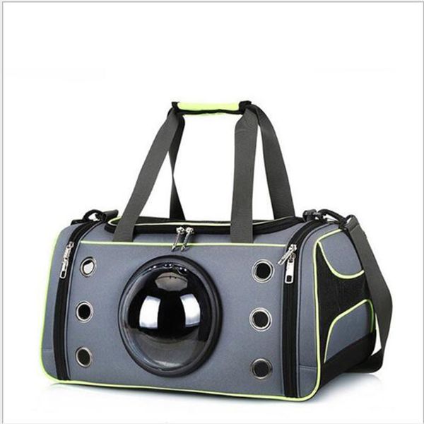 

new-style pet space bag porous breathable portable outdoor dog bag single-shoulder slings package pet supplies pb809