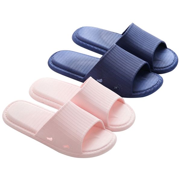 

summer new slippers home couple models non-slip slippers four seasons home bathroom bath soft bottom sandals, Black