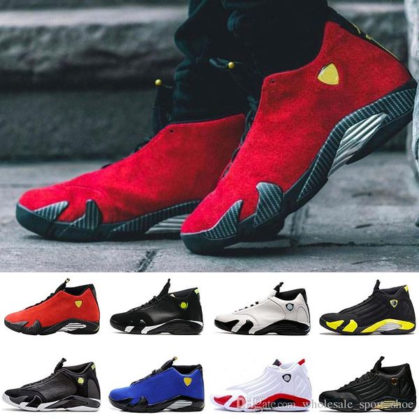 

Drop Shipping 14 14s Basketball Shoes Desert Sand Black Toe DMP Defining Moments Pack Black Gold Outdoor Sports Gym Trainers Sneakers