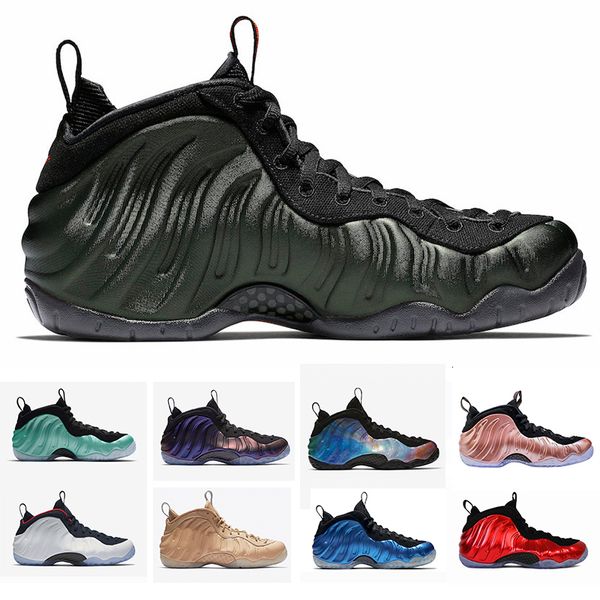 

cny alternate galaxy penny hardaway men basketball shoes abalone chrome metallic gold outdoor runner trainers sports sneaker 41-47, Black