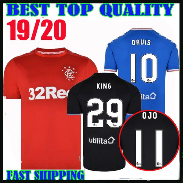 

19 20 gla gow ranger fc away third occer jer ey home 2019 2020 katic arfield gold on morelo davi halliday tavernier king football hirt