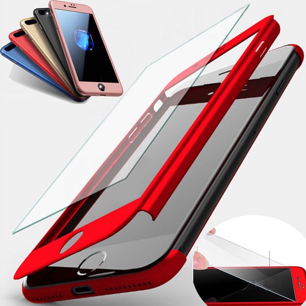 

360 full cover phone case for xiaomi redmi 5 5a 7 7a k20 9t cc9e cc9 a3 go note 8 6 6a lite pro plus with tempered glass case