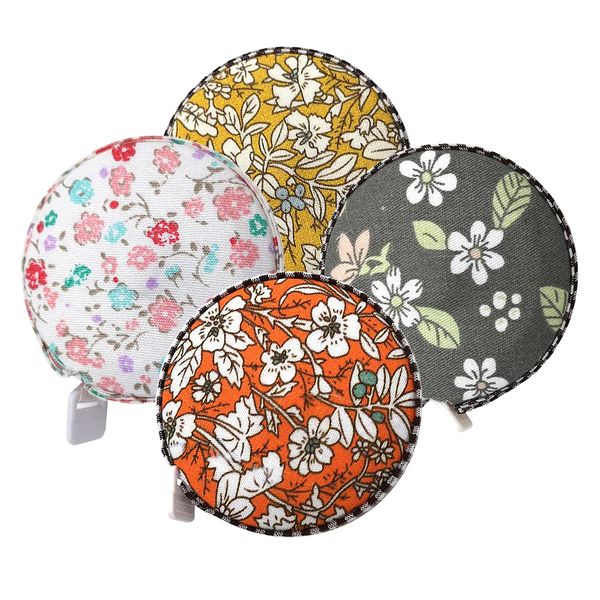 

4pcs 60in portable measuring tape soft custom sewing tape for, Black