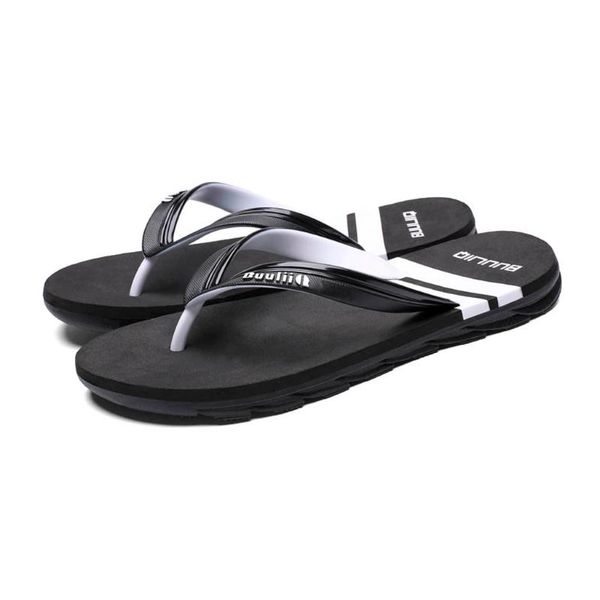 

men summer slippers flip flop slipper sandal casual outdoor non-slip beach slipper different non-slip beach male shoes #5.5, Black