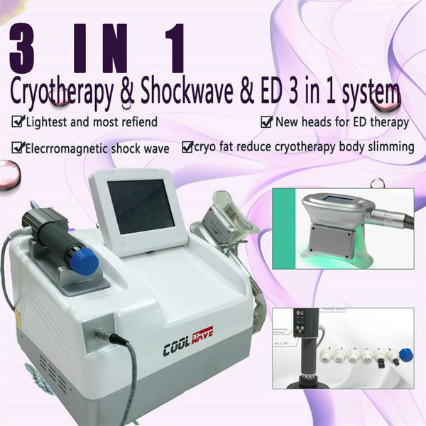 

машина для удаления целлюлита shockwave cryolipolysis / criowave equipo для похудения, Black;white