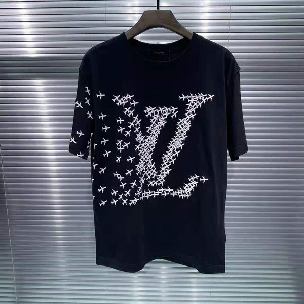 

20fw paris early spring victory fingers aircraft t shirt street fashion pockets warm men women couple outwear zdl1130, Black
