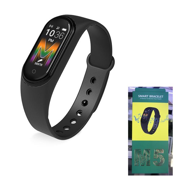 Relógio inteligente M5 inteligente Pulseira com câmera Bluetooth Chamada tela colorida Smartwatch Academia Atividade Rastreador Sport Watch Melhor Escolha VS M4