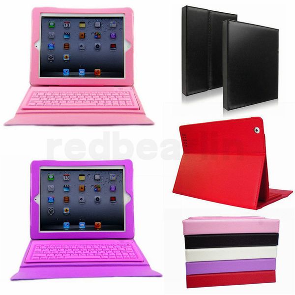 

50pc bluetooth wirele keyboard leather ca e for ipad pro 1 2 3 4 5 air mini 2 retina tand holder protector protective lined