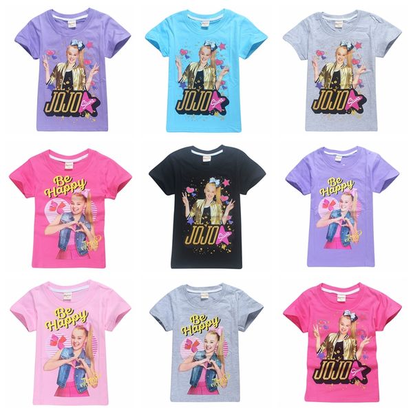 

Big ize girl jojo iwa t hirt ell 120 160 girl cute cotton t hirt children ummer tee kid clothing 18 color b11