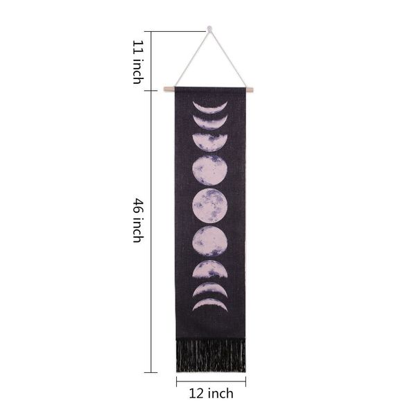 

moon hanging tapestry scenic cotton fabric home decoration watt-hour meter box cover dormitory l hanging blanket wall decor