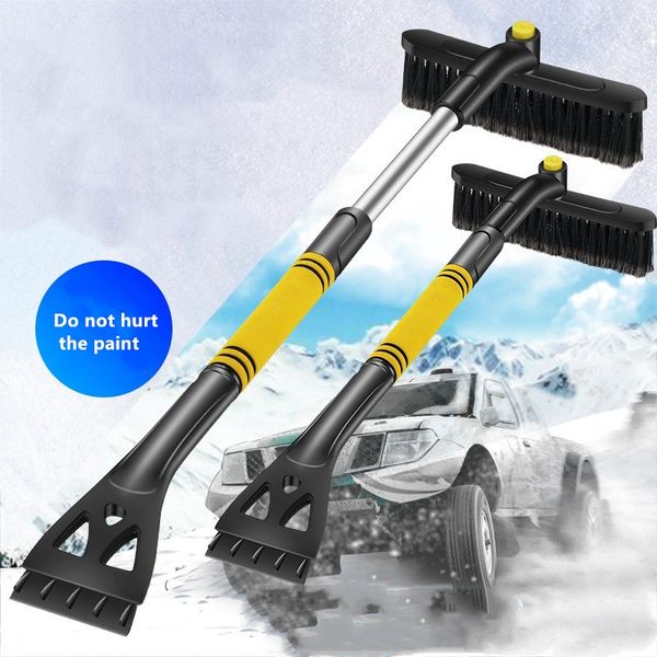 

car snow removal multifunctional three-in-one shovel ice scraper brush snow scraper glass defroster winter deicing tool supplies