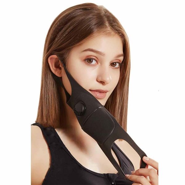

фото coslony unisex губка пыле рм2,5 black face загрязнение половина facemouth маска дыханием широкая планка моющаяся многоразовая муфельной