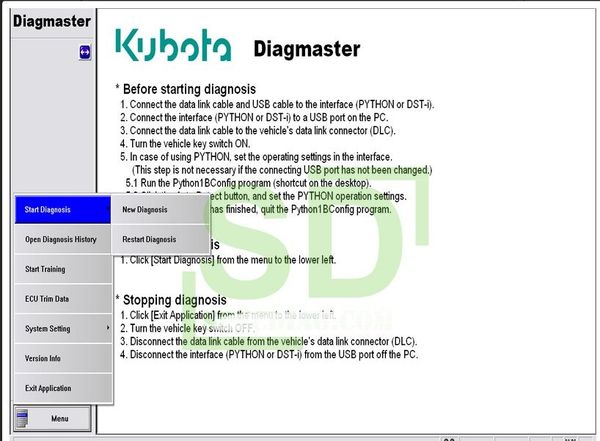 

kubota диагностический набор (питон