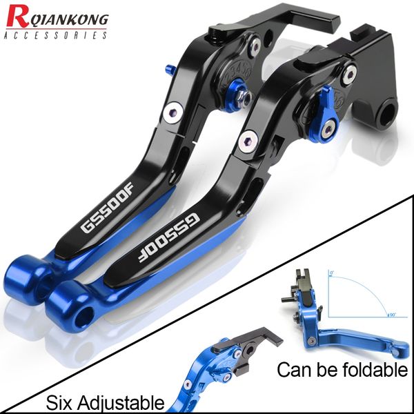 

for gs500f gs 500 f 2004 2005 2006 2007-2009 motorcycle clutch brake lever aluminum extendable adjustable foldable levers