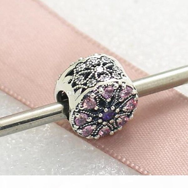 

2016 autumn diy loose bead s925 sterling silver shimmering medallion charm fits european pandora jewelry bracelet necklaces & pendant, Black