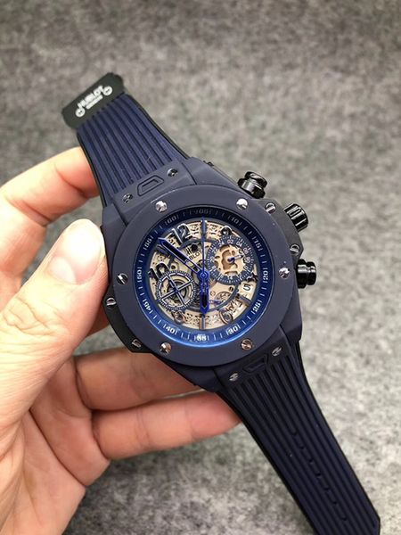 

15 color run econd quartz movement rubber trap wri twatch brand man watch luxury waterproof topwatch chronograph wri twatche, Slivery;brown