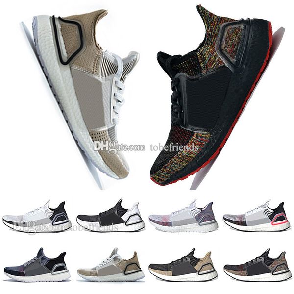 

2019 ultra boost 19 laser red refract oreo mens running shoes for men women ultraboost ub 5.0 raw sand-grey sports sneakers designer
