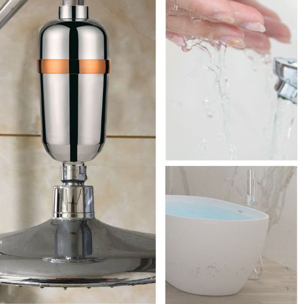 

bathroom showerhead filter bathing water purifier treatment filtering device kit