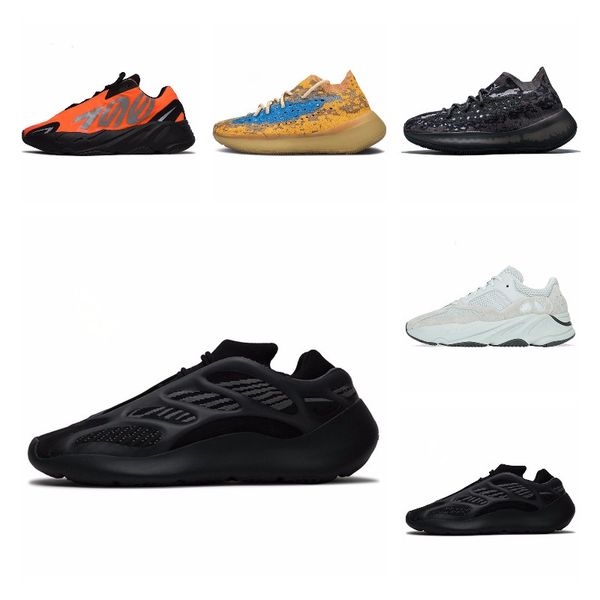 

utility black 700 v2 kanye west geode static men running shoes vanta inertia runner wave solid grey women sports sneakers us 5-12.5